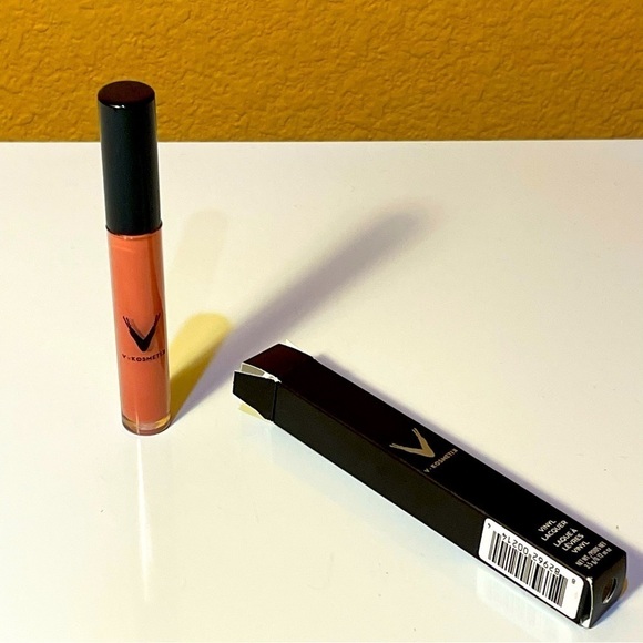 Vkosmetik Vinyl Lip Lacquer Long-wear High-Shine Fade-Proof Non-Drying โWisdomโ - Picture 1 of 10